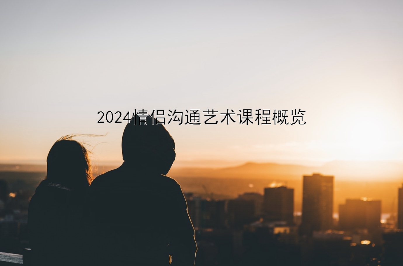 2024情侣沟通艺术课程概览