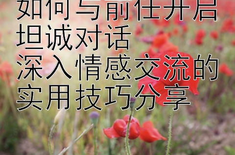 如何与前任开启坦诚对话  
深入情感交流的实用技巧分享